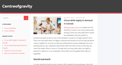 Desktop Screenshot of centreofgravity.ca
